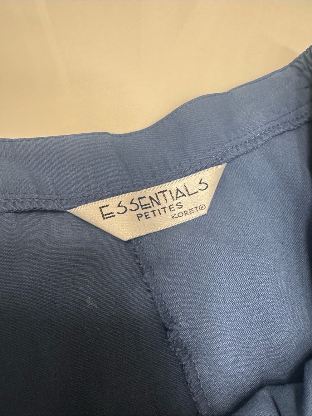 Vintage Koret womens Blue Straight-Leg Pants - Picture 3 of 6